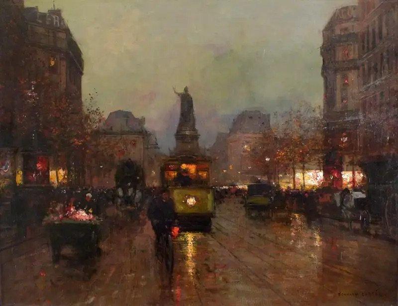 Edouard Leon Cortes Place de la R publique