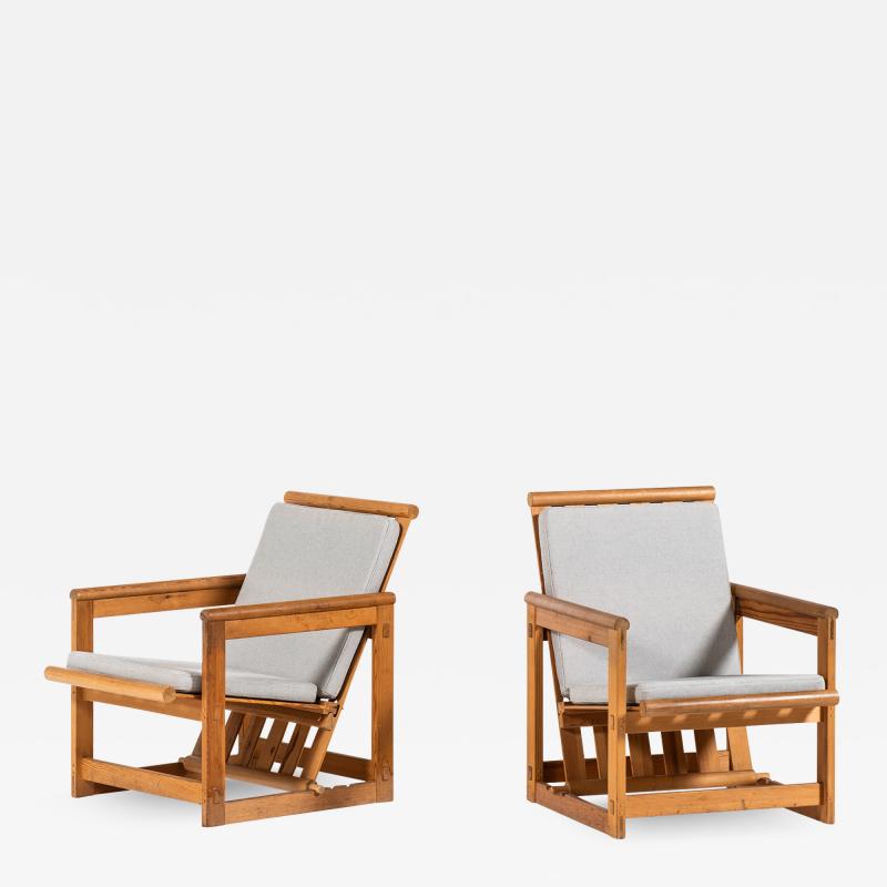 Edvin Helseth Armchairs Produced by Trybo