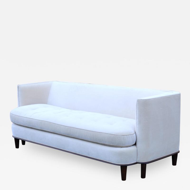 Edward Ferrell Lewis Mittman Modern Mohair Sofa