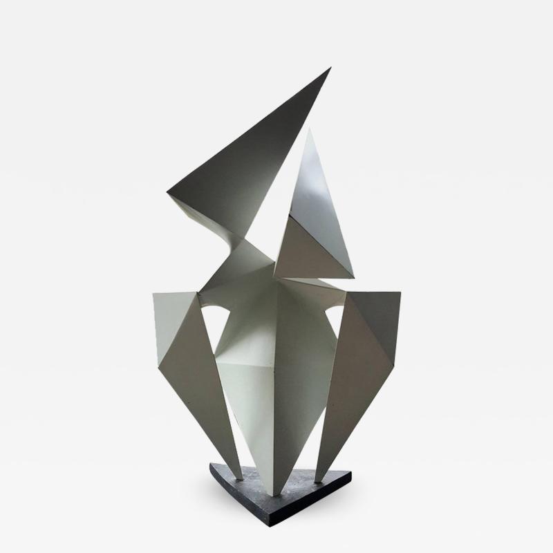 Edward Hart Vintage Abstract Origami Sculpture by Artist Edward D Hart