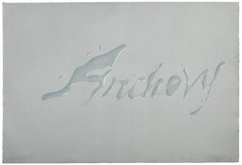 Edward Joseph Ruscha Anchovy