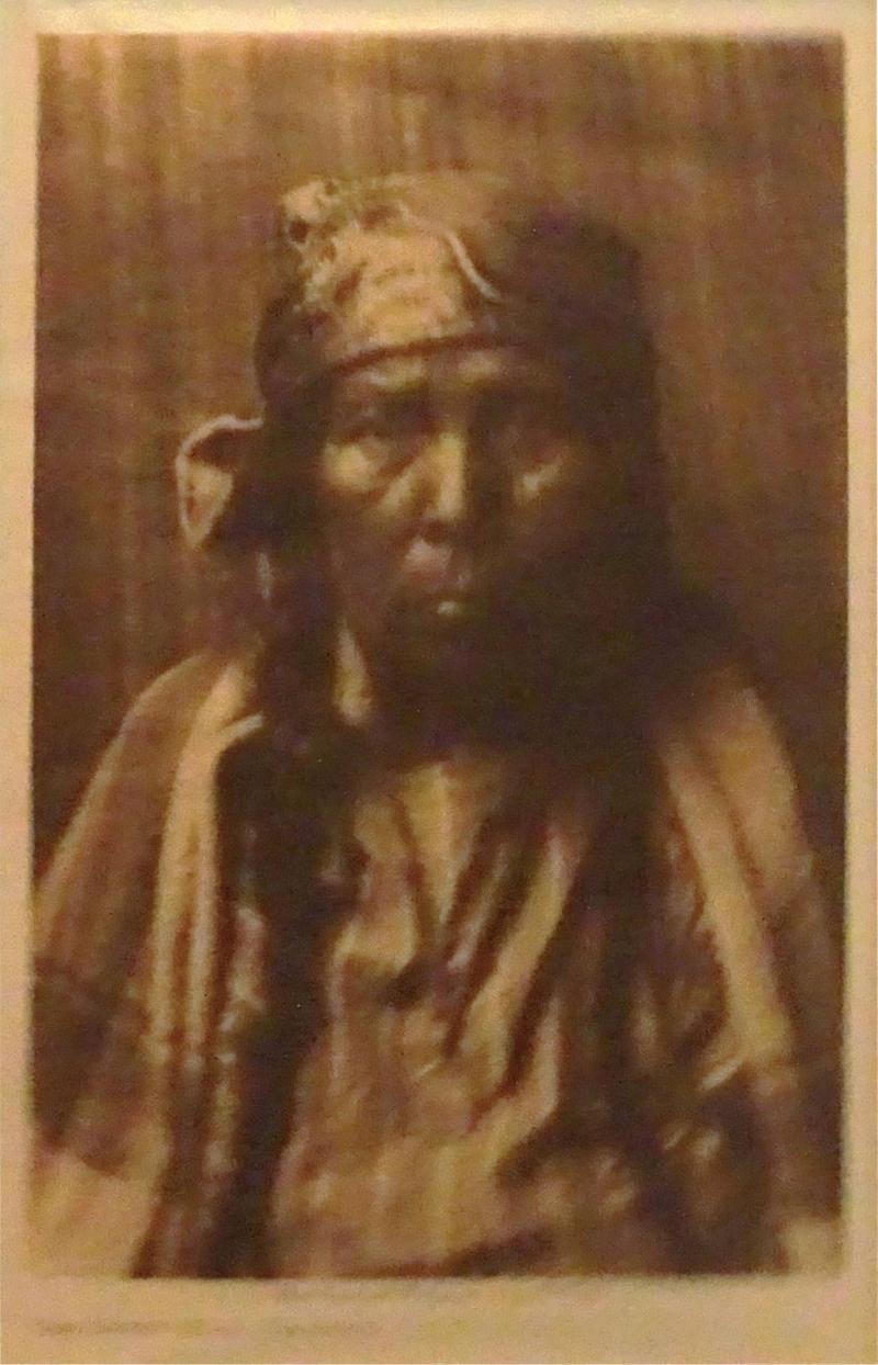 Edward S Curtis The Chiefs Wife Kalispel Photogravure from the Photograph by E S Curtis