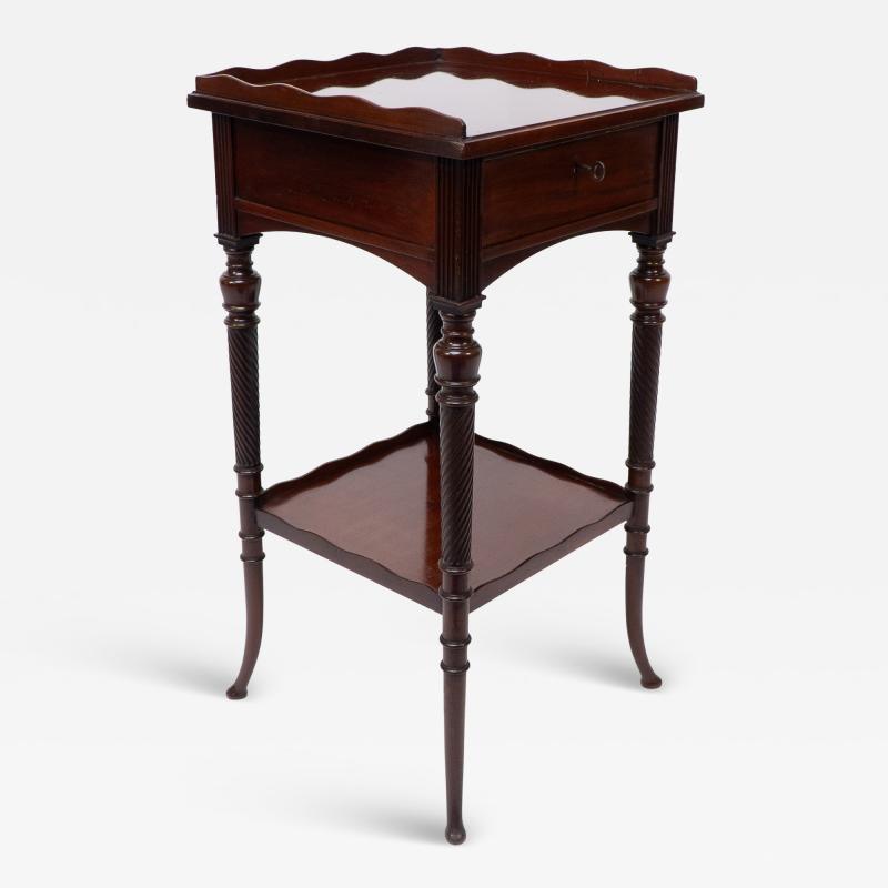 Edward William Godwin E W Godwin attr for Collinson Lock An Aesthetic Movement mahogany side table