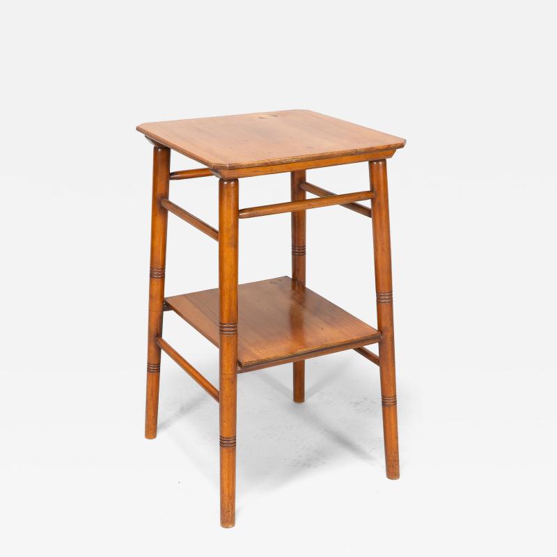 Edward William Godwin E W Godwin in the Style Of An Aesthetic Movement Satinwood Side Table