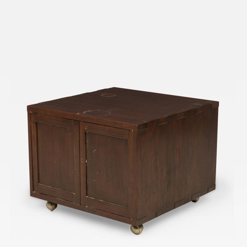 Edward Wormley American Dark Walnut Janus Cabinet