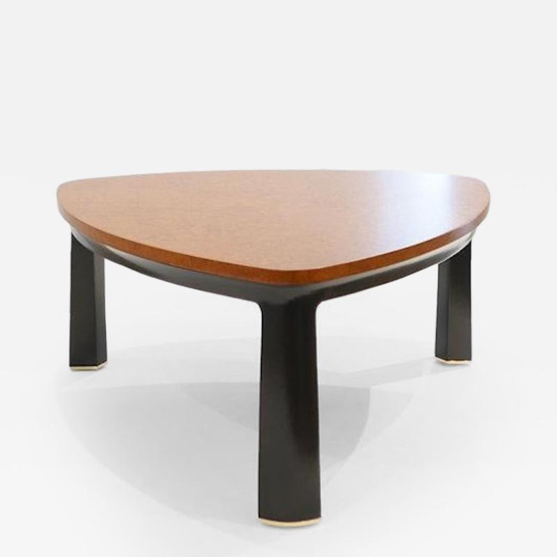 Edward Wormley Carpathian Burl Top Coffee Table for Dunbar