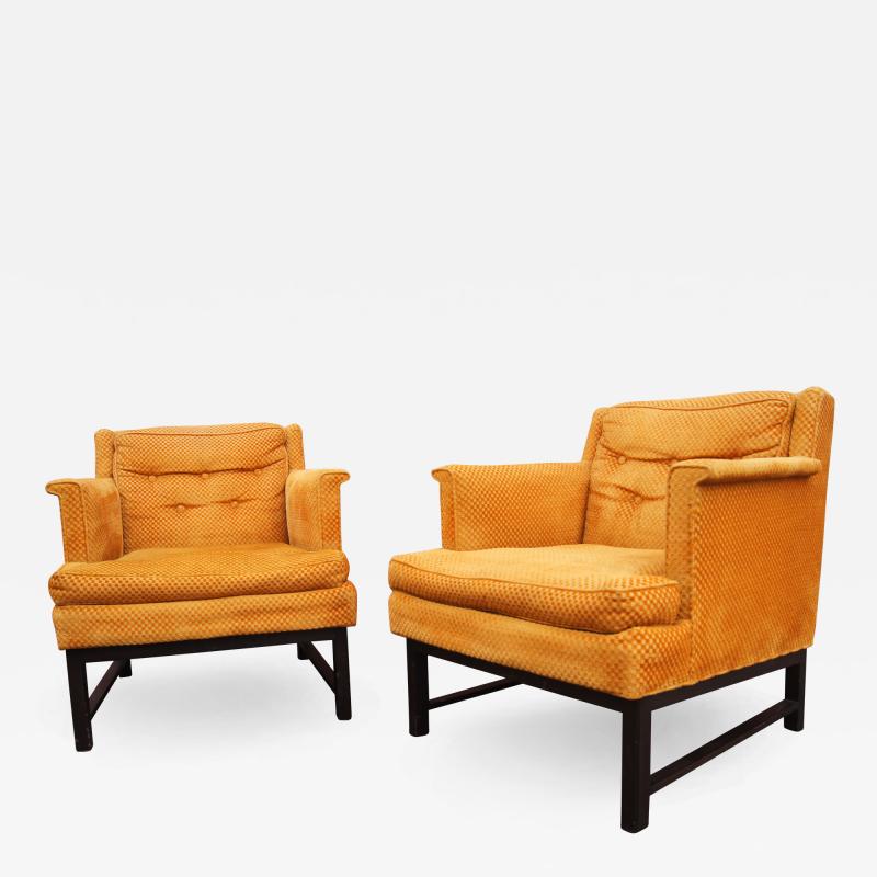 Edward Wormley Dunbar pair of arm chairs