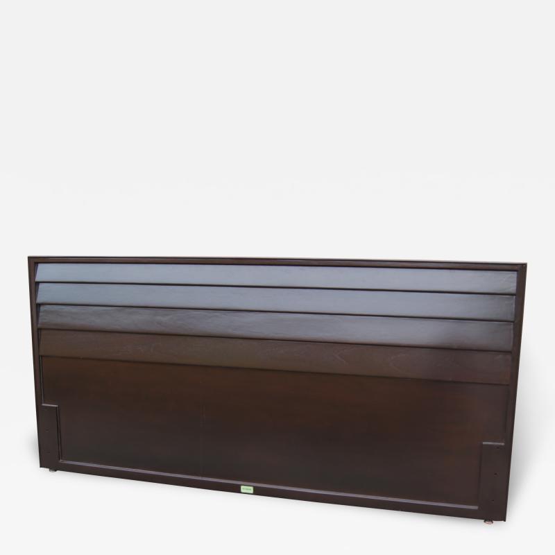 Edward Wormley Ebonized King Headboard by Edward Wormley for Dunbar