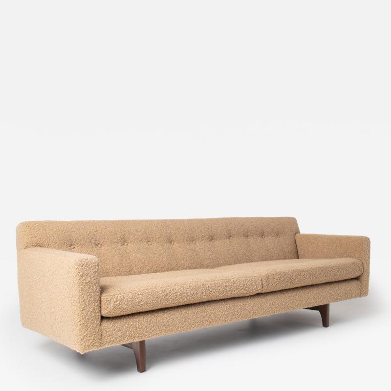 Edward Wormley Edward Wormley Bracket Back Three Seat Sofa for Dunbar