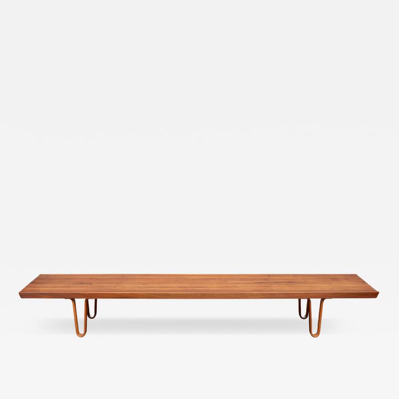 Edward Wormley Edward Wormley Long John Bench Coffee Table for Dunbar