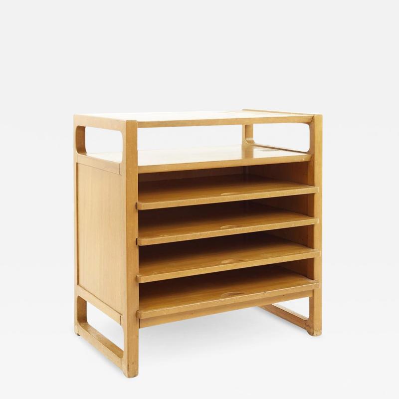 Edward Wormley Edward Wormley for Drexel Precedent Mid Century Elm Magazine Library Table