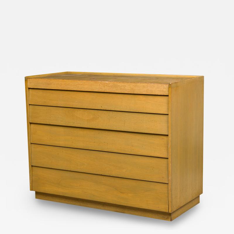 Edward Wormley Edward Wormley for Dunbar American Mid Century Maple Louver Front Chest