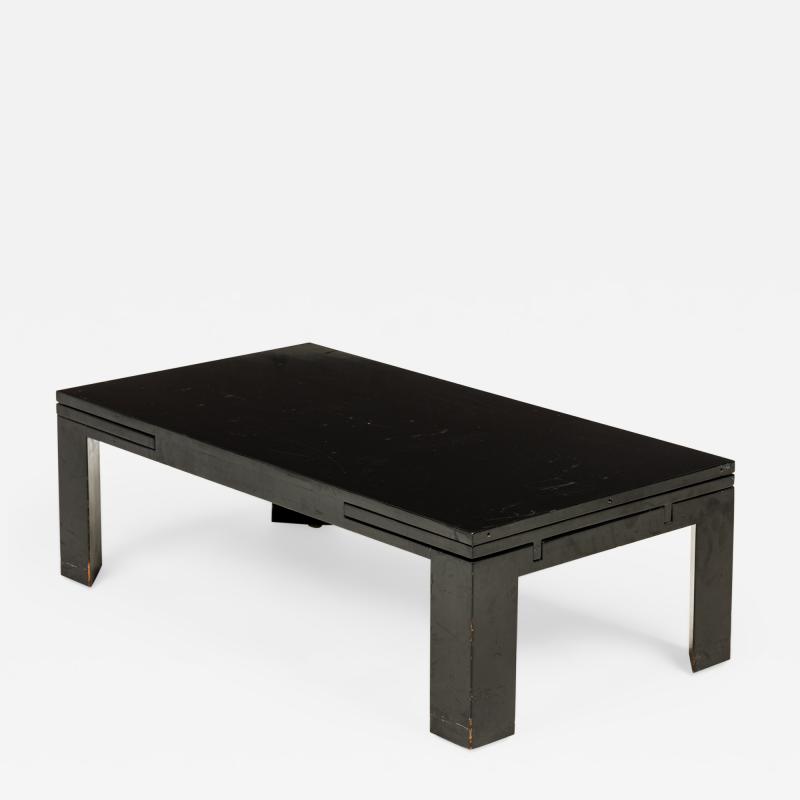 Edward Wormley Edward Wormley for Dunbar Black Painted Refectory Coffee Cocktail Table