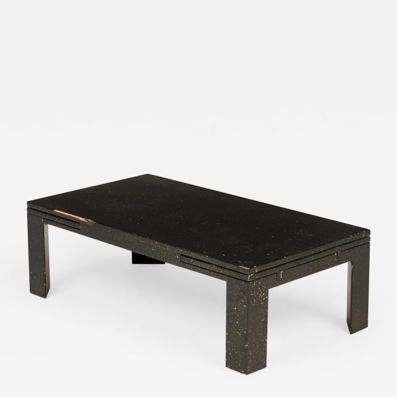 Edward Wormley Edward Wormley for Dunbar Black Rectangular Refectory Coffee Cocktail Table