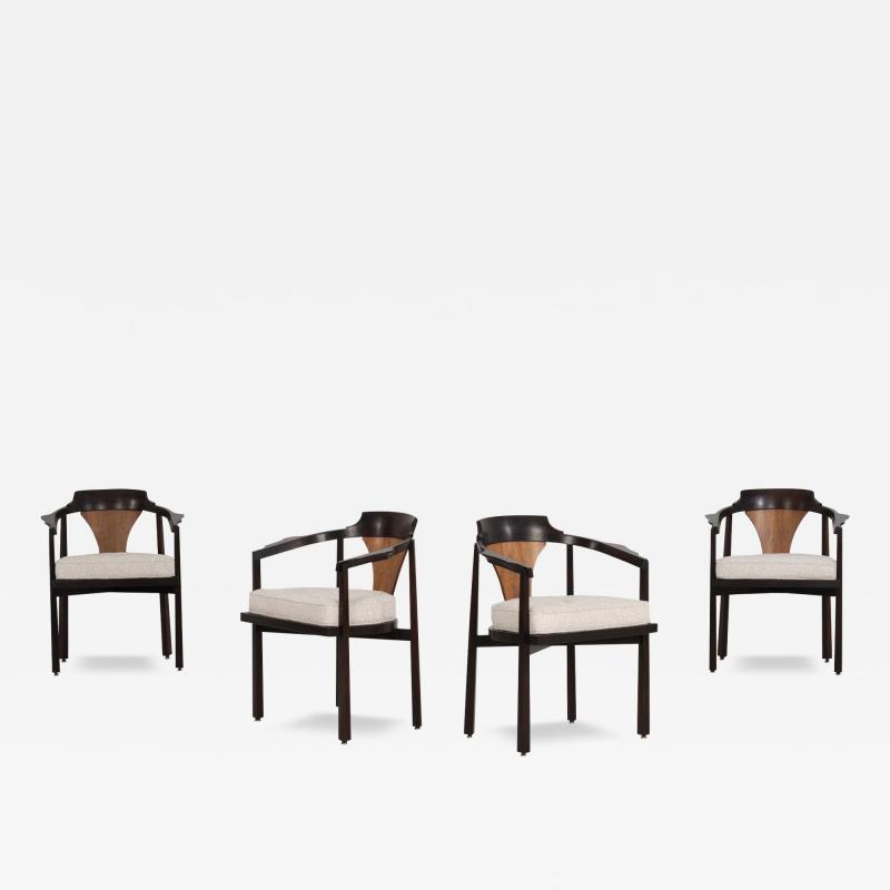 Edward Wormley Edward Wormley for Dunbar Dining Chairs 1965 Model 935 Horseshoe Chairs 