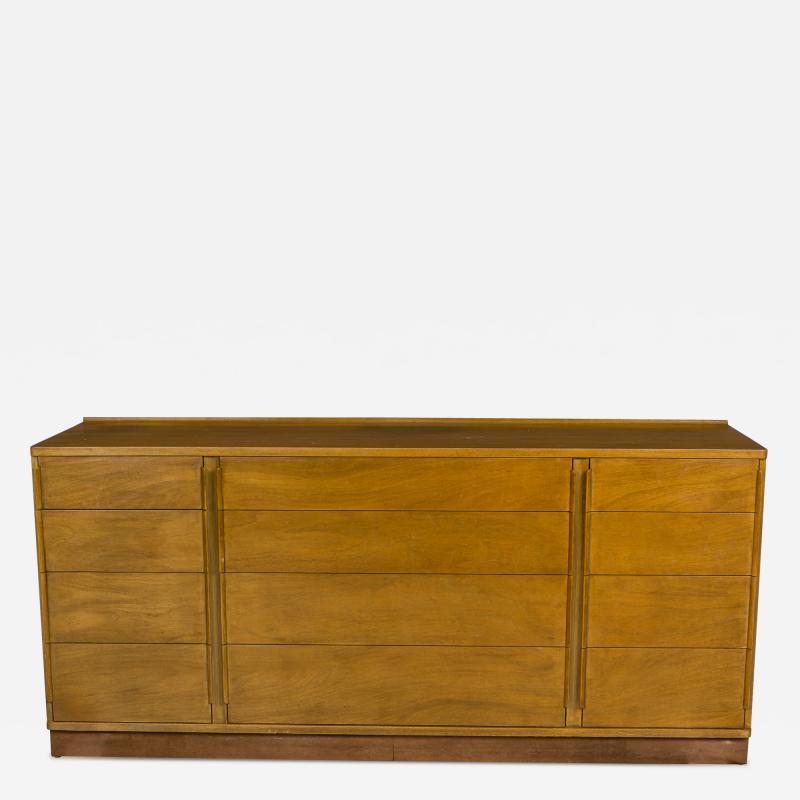 Edward Wormley Edward Wormley for Dunbar Furniture Co Walnut Low Chest of Drawers