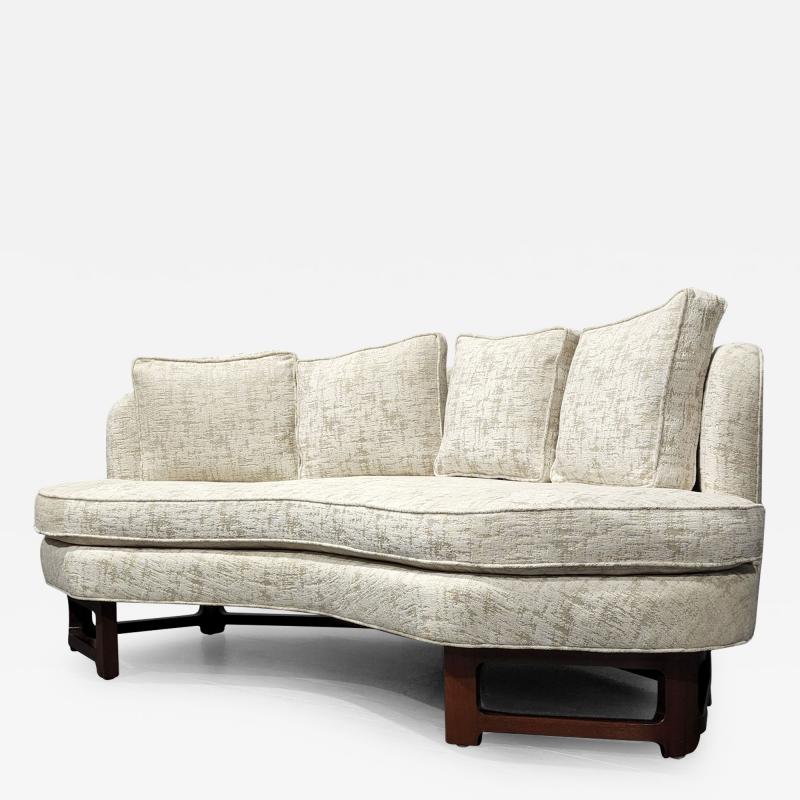 Edward Wormley Edward Wormley for Dunbar Janus Style Sofa in Castel Upholstery