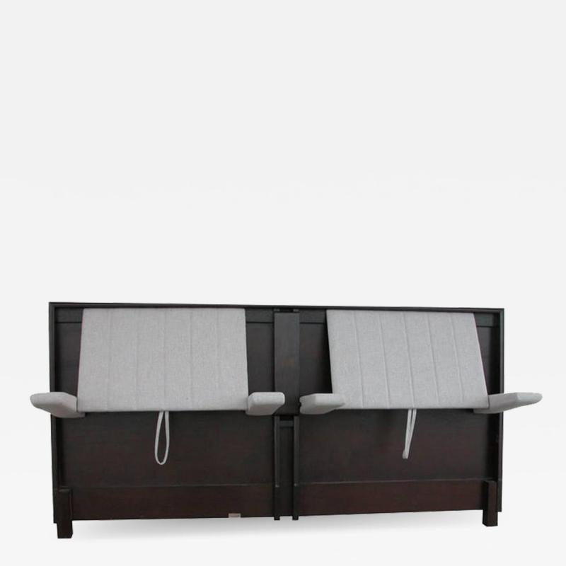 Edward Wormley Edward Wormley for Dunbar Mahogany Adjustable Headboard