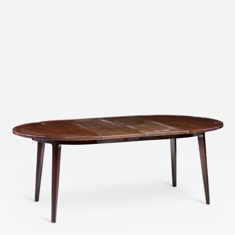 Edward Wormley Edward Wormley for Dunbar Mid Century Expanding Dining Table with 2 Leaves