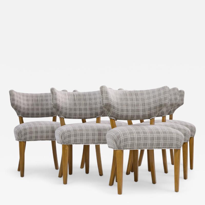 Edward Wormley Edward Wormley for Dunbar Mid Century Klismos Dining Chairs Set of 6