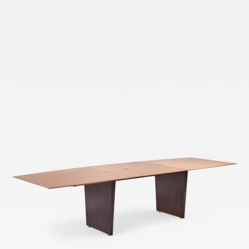 Edward Wormley Edward Wormley for Dunbar Model 5460 MCM TAWI Wood Dining Table with 3 Leaves
