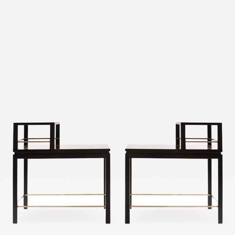 Edward Wormley Edward Wormley for Dunbar Rosewood End Tables 1950s