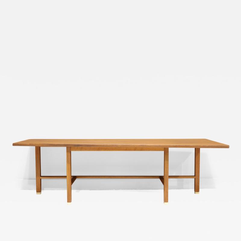 Edward Wormley Edward Wormley for Dunbar Trapezoid Top Cocktail Table