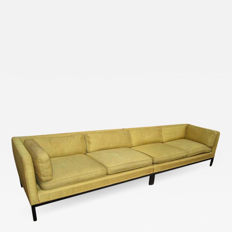 Edward Wormley Fabulous 2 Piece Edward Wormley Dunbar Long Low Mid Century Sofa