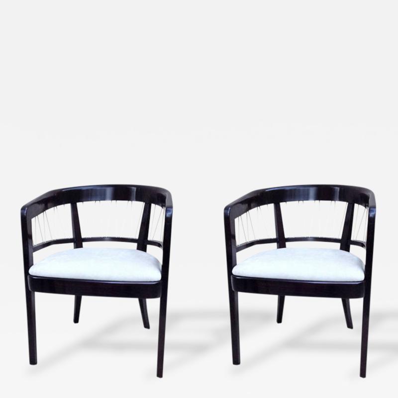 Edward Wormley Pair of Edward Wormley Chairs