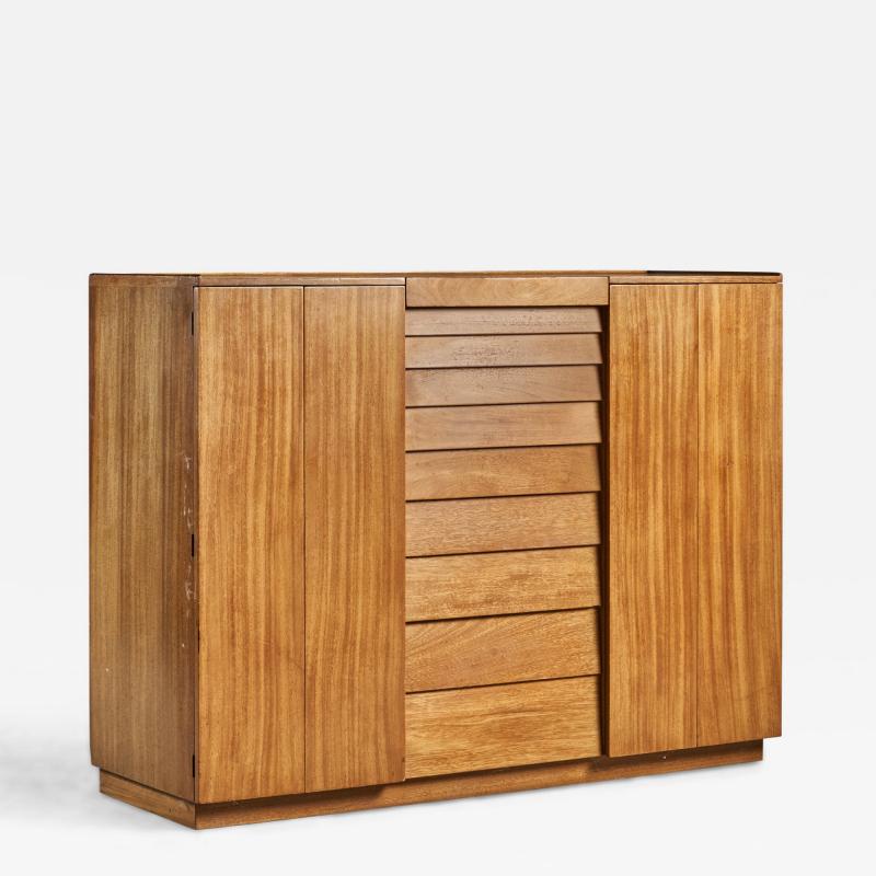 Edward Wormley Wardrobe in Walnut USA 1950s