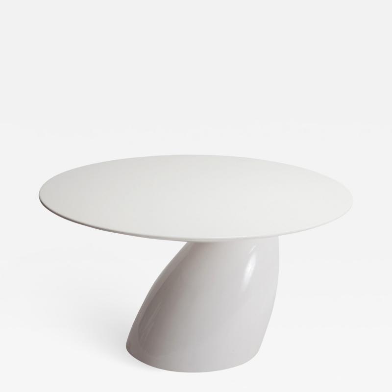 Eero Aarnio White Dining Table Parabel Eero Aarnio 2000 s