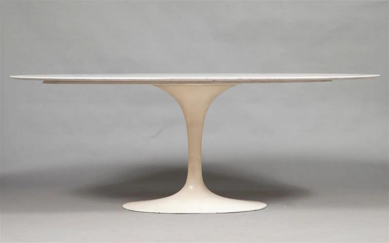 Eero Saarinen - 1960’s Saarinen Oval Marble Top Dining Table For Knoll