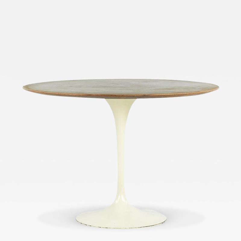 Eero Saarinen Eero Saarinen for Knoll Mid Century Walnut 42 Tulip Dining Table