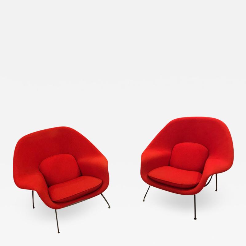 Eero Saarinen Womb chairs pair