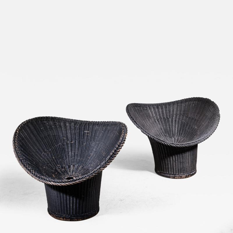 Egon Eiermann Egon Eiermann pair of Korbsessel chairs Germany 1958