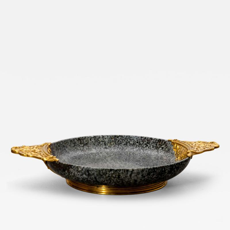 Egyptian Porphyry Bowl sig Escalier de Cristal Paris France