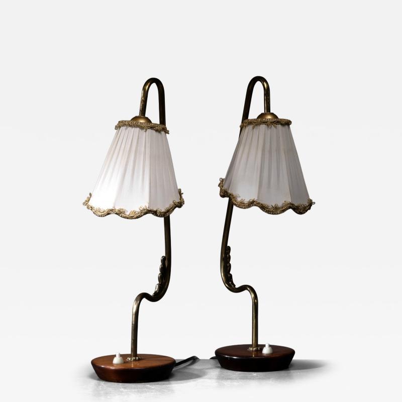 Einar Backstrom Pair of table lamps