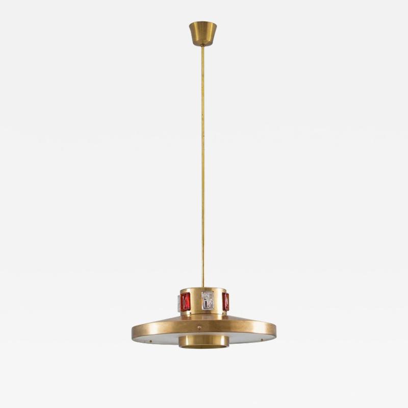 Einar Backstrom Swedish Midcentury Pendant by Einar Ba ckstro m