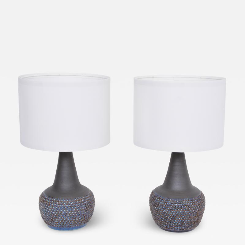 Einar Johansen Pair of Danish Midcentury Ceramic Lamps Model 3048 by Einar Johansen for Soholm