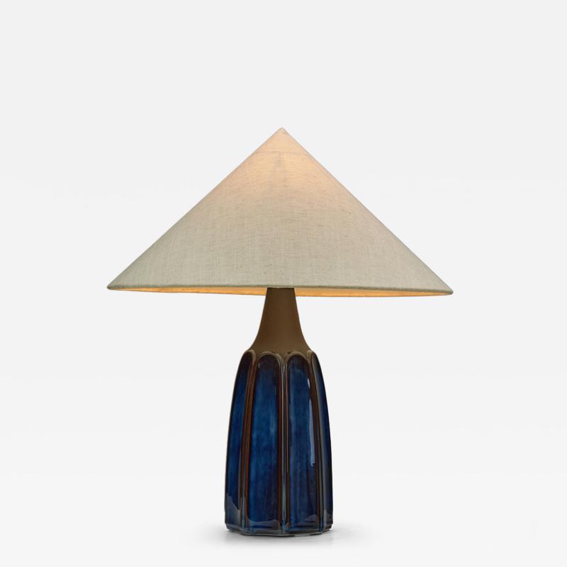 Einar Johansen Stoneware Table Lamp by Einar Johansen for S holm Denmark 1960s