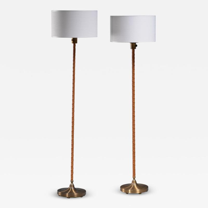 Einer Backstrom Einer Backstrom pair of floor lamps Sweden