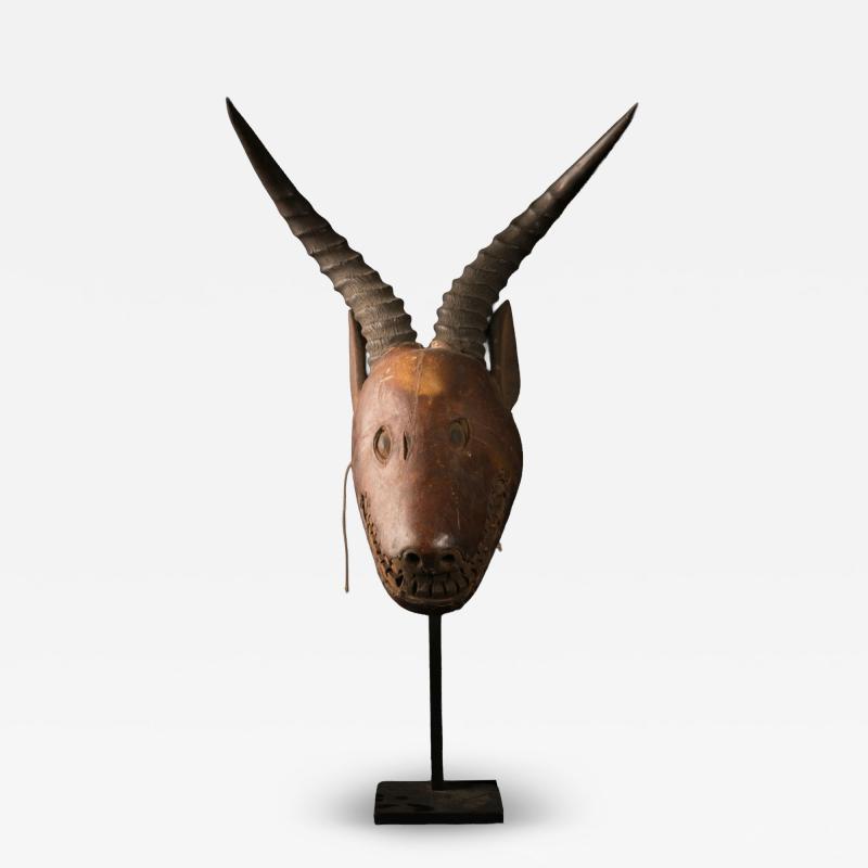 Ejagham skincovered Antilope Crest Mask