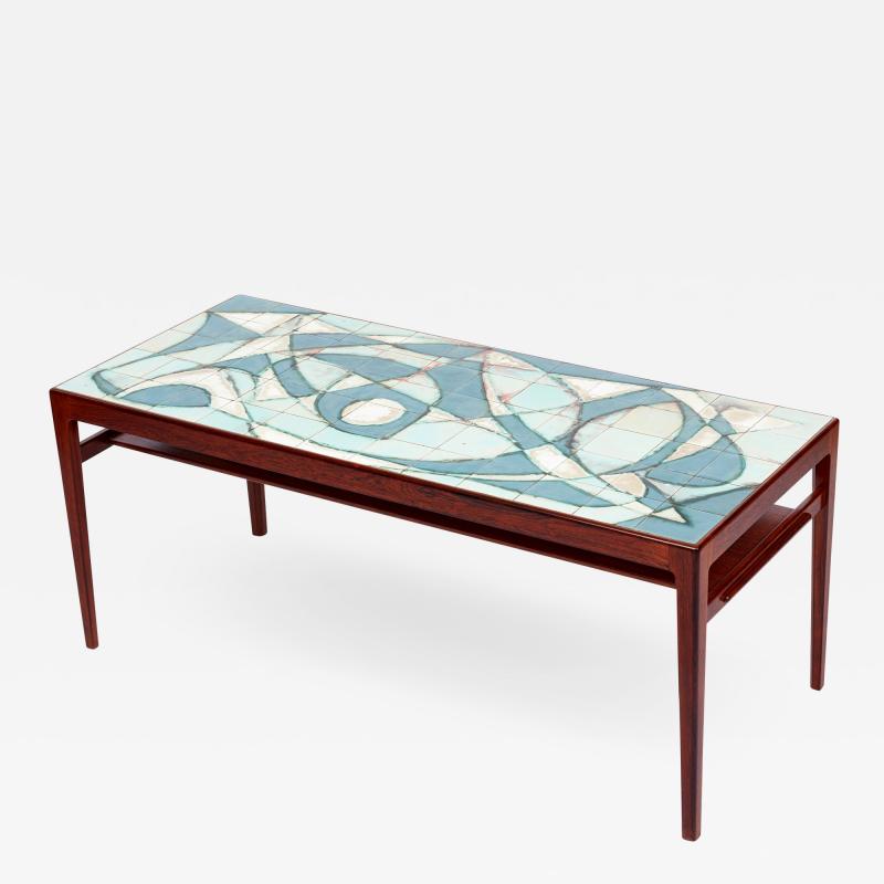 Ejner Larsen Askel Bender Madsen Rosewood Tile Coffee Table