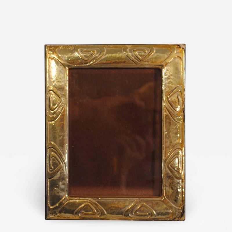 Elaborate Art Deco Silver Plated Picture Frame