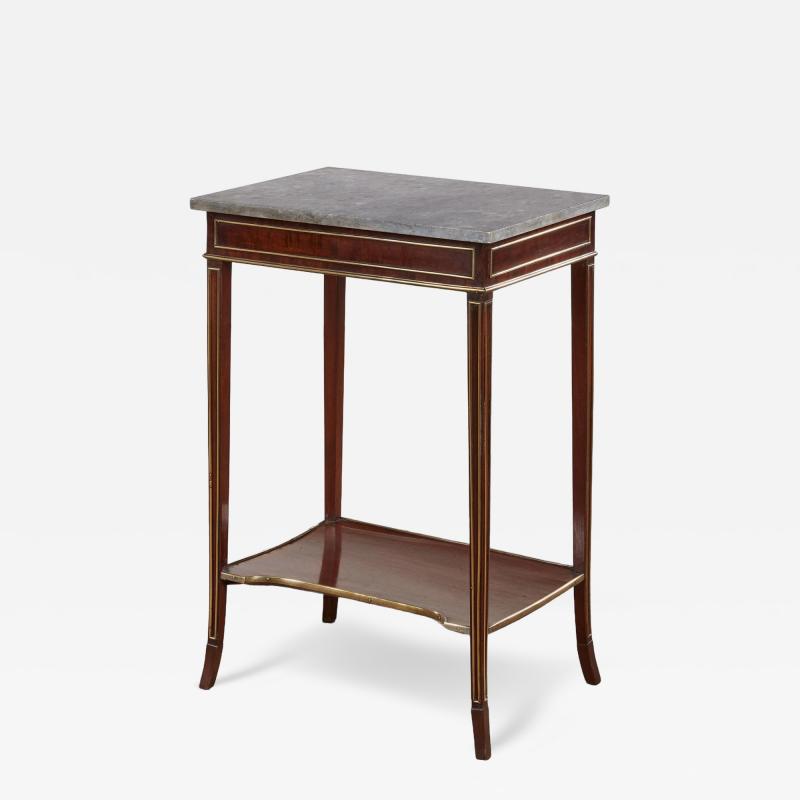 Elegant George IV Mahogany and Brass Table