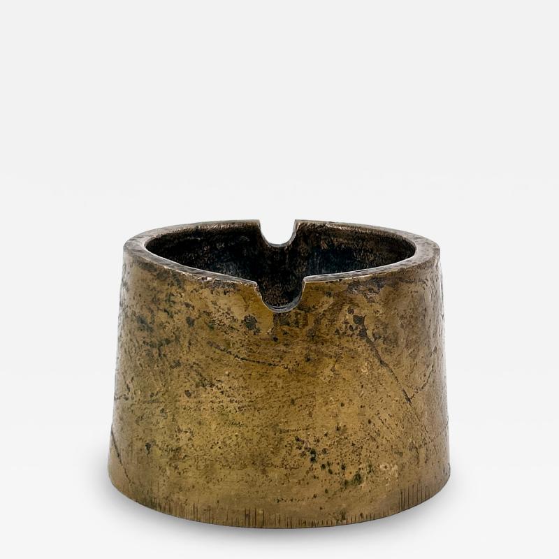 Elegant Mid Century Modern Cast Bronze Ashtray Germany 1960s