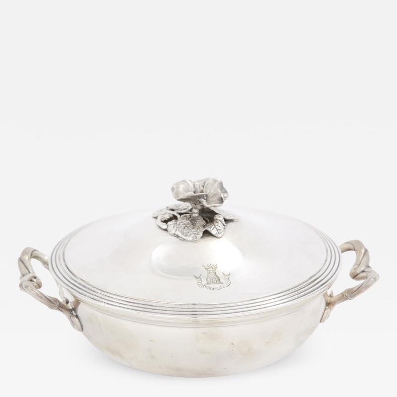Elegant Refined French Silver Covered Dish