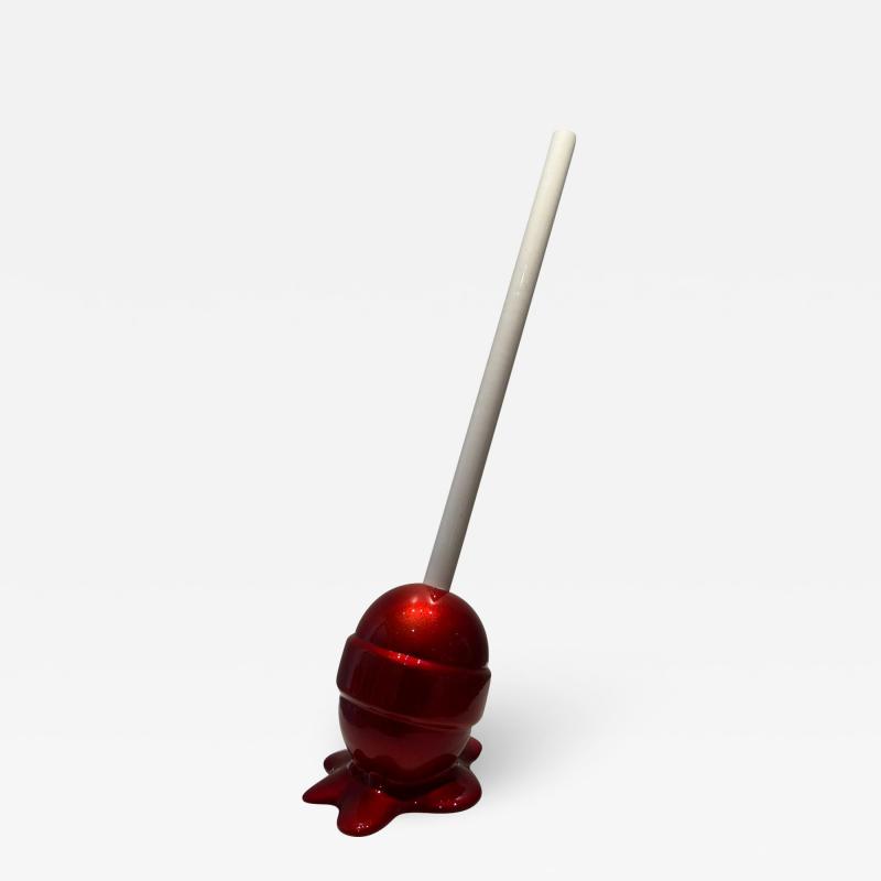 Elena Bulatova The Sweet Life Metallic Ruby Red Lollipop
