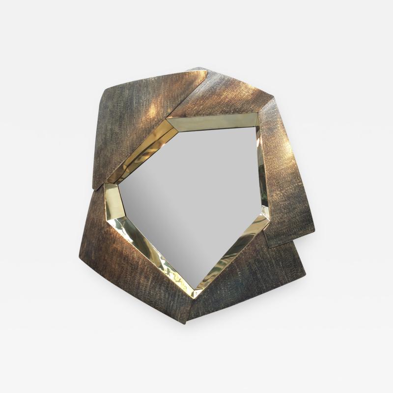 Elie Hirsch FRACTAL Brass Mirror