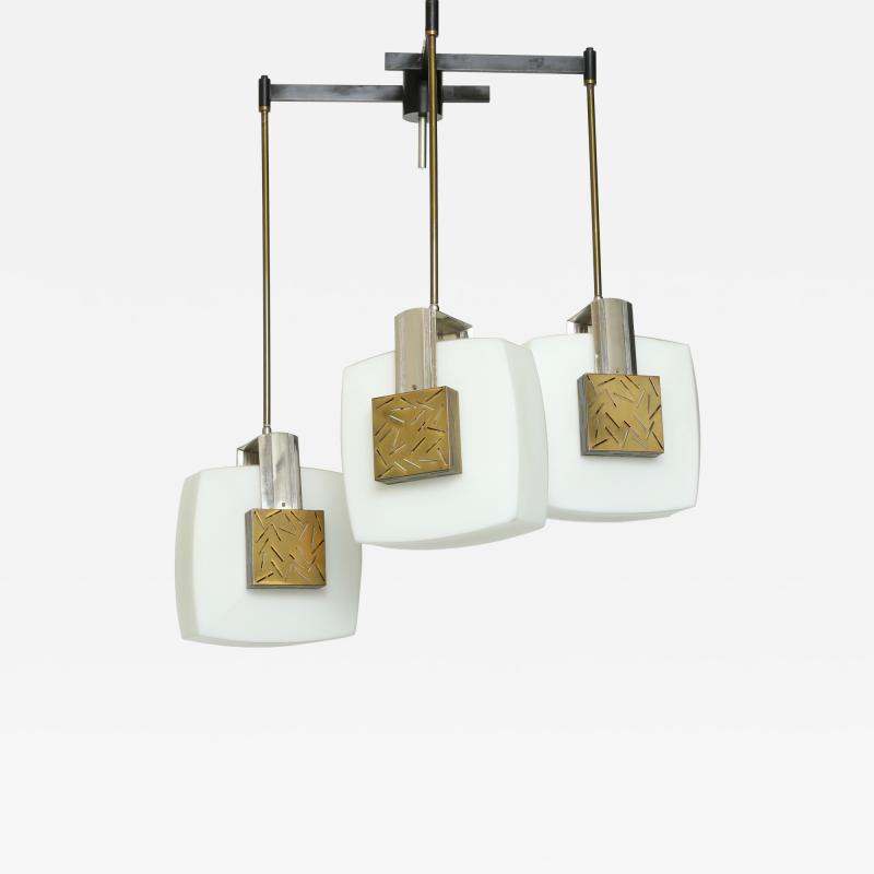 Elio Monesi Elio Monesi for Arredoluce chandelier Italy circa 1960s
